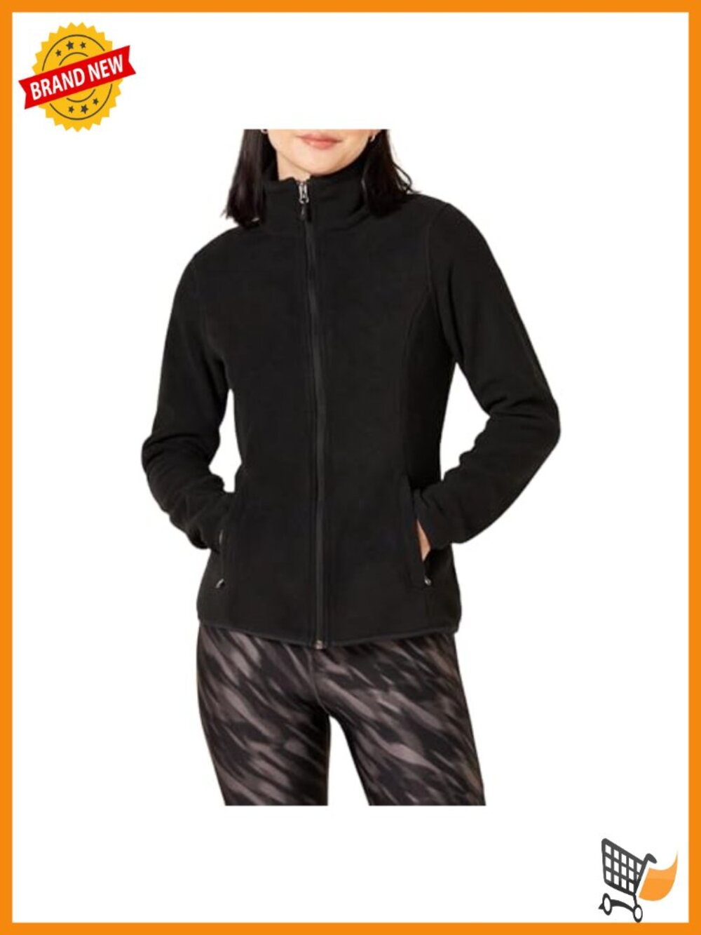 Women's Classic-Fit Full-Zip Polar Soft Fleece Jacket